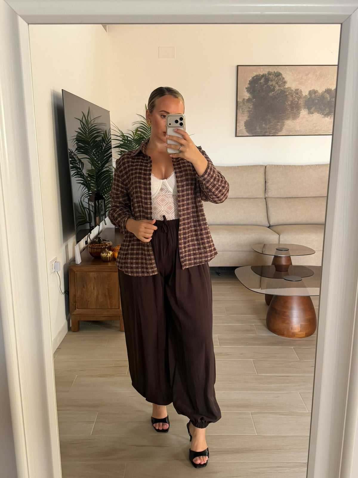 CAMISA OTOÑO MARRON