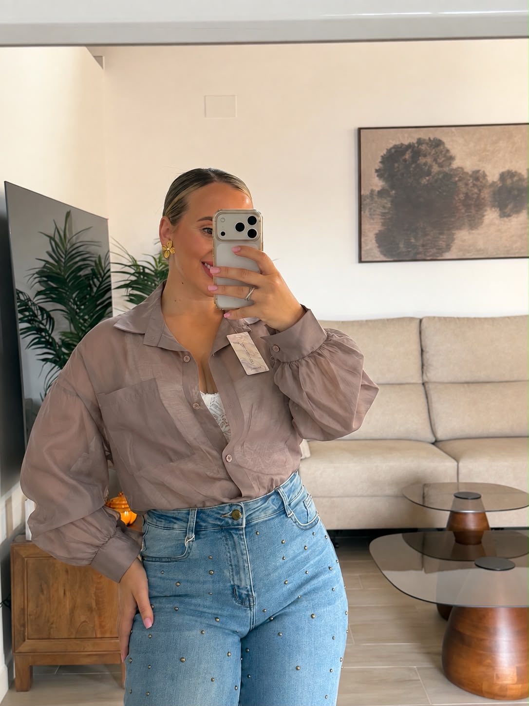 BLUSA ALMA TAUPE