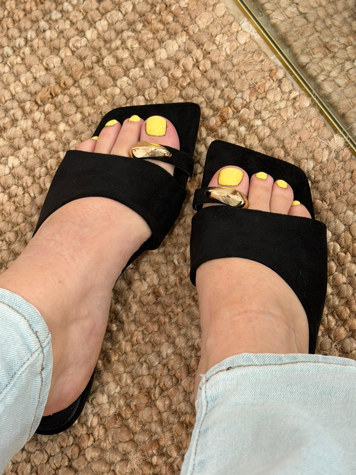 SANDALIAS ALMERIA NEGRAS