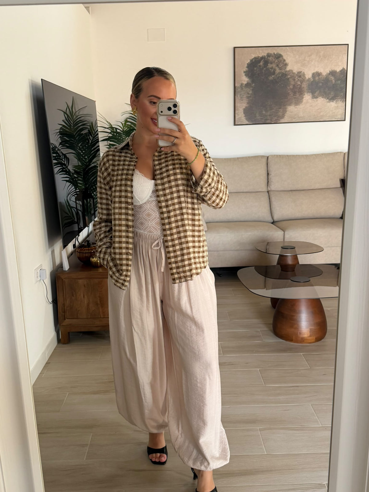 PANTALON FLUIDO BEIGE