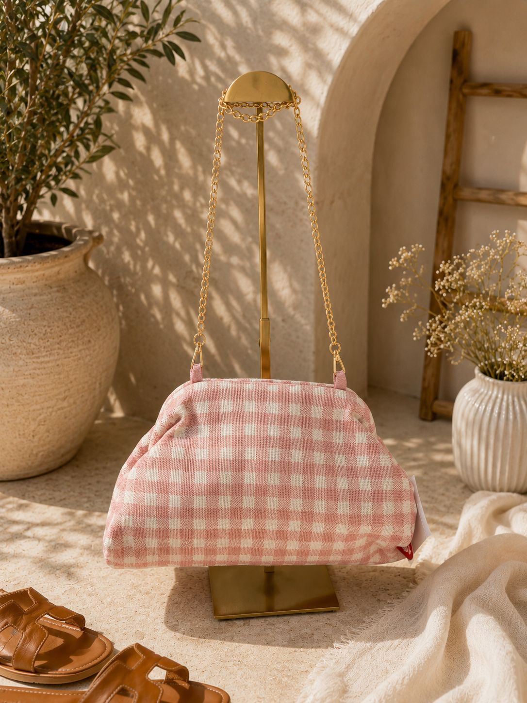BOLSO VICHY ROSA