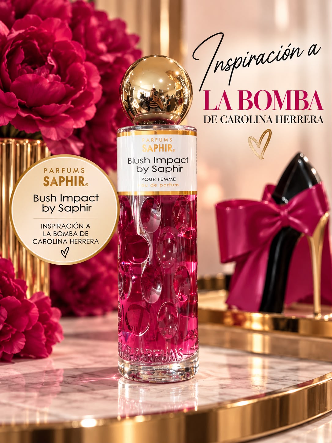 BLUSH IMPACT BY SAPHIR (BOMBA CAROLINA HERRERA)