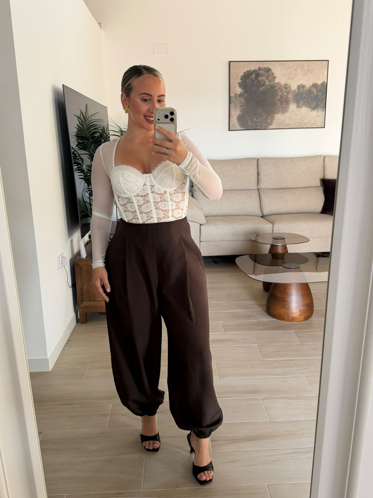 BLUSA ENCAJE BLANCO