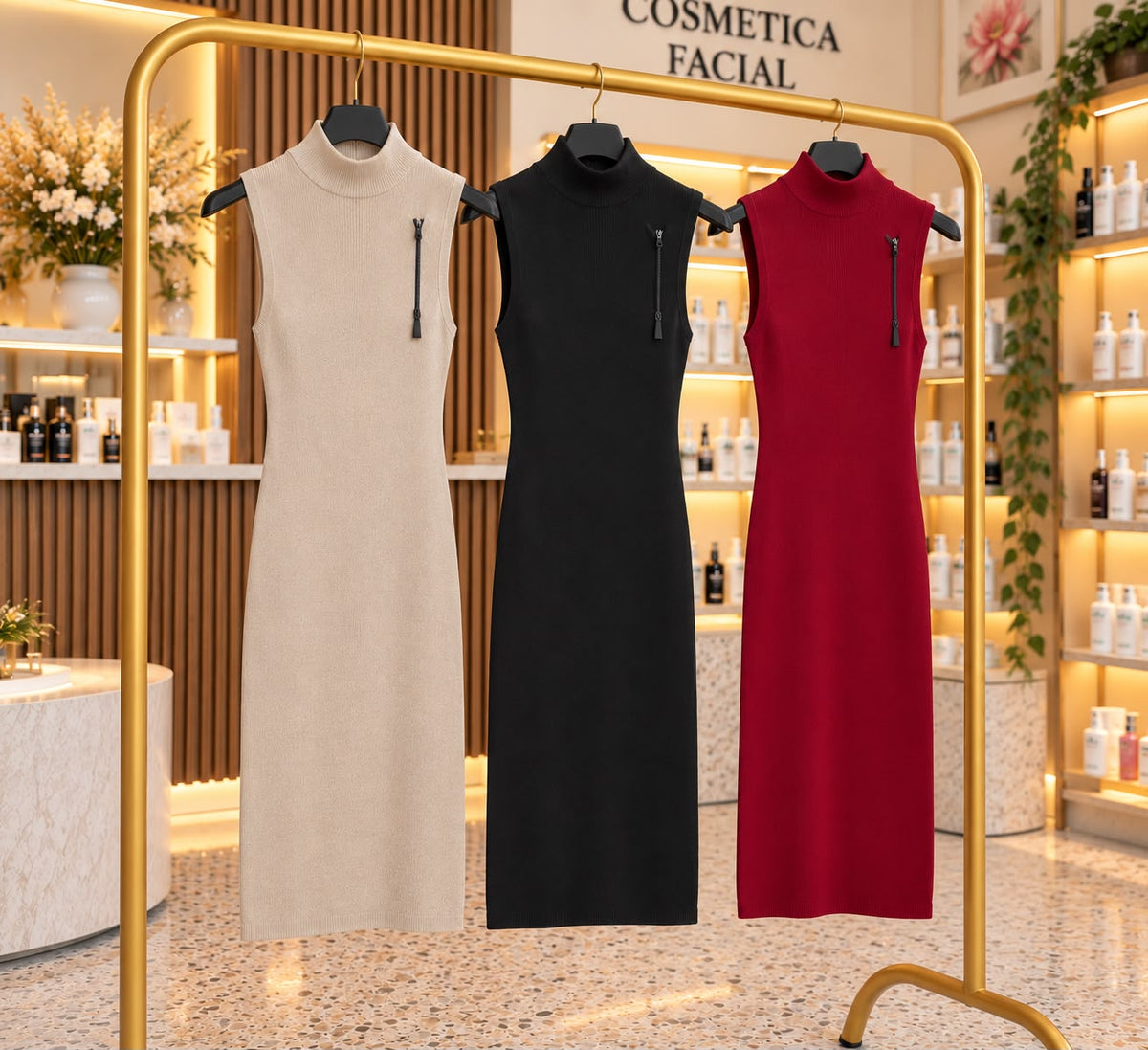 VESTIDO CANALE A LA SISA