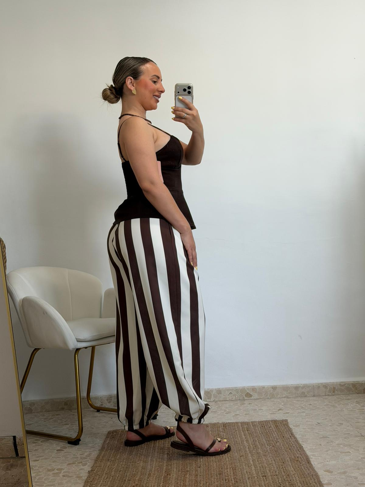 PANTALON RAYAS BLANCO