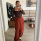 PANTALON PINZA TEJA
