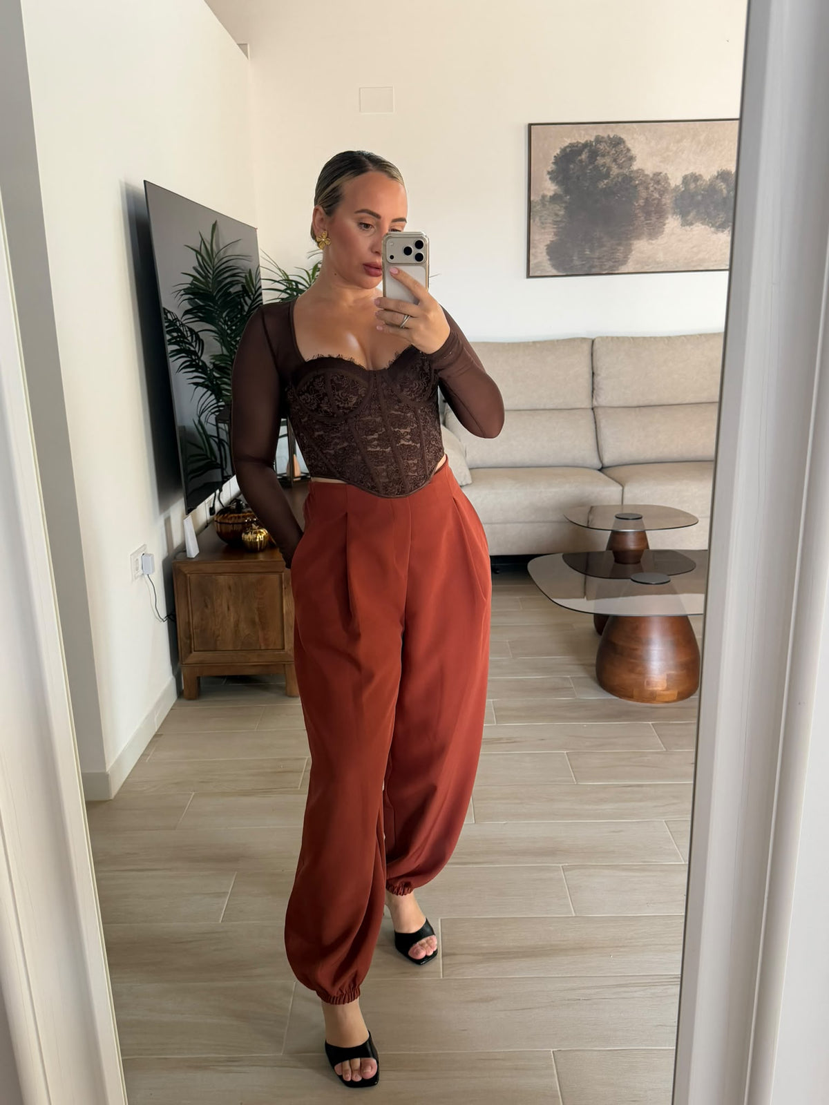 PANTALON PINZA TEJA
