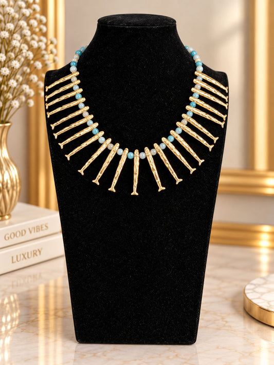 COLLAR PEZ CELESTE