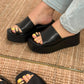 SANDALIAS DEDO NEGRAS