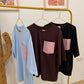 CAMISETA BOLSILLO LEOPARDO