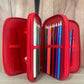 ESTUCHE COLORES MICKEY ROJO