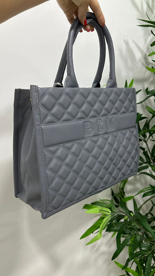 BOLSO TOTE BIM GRIS