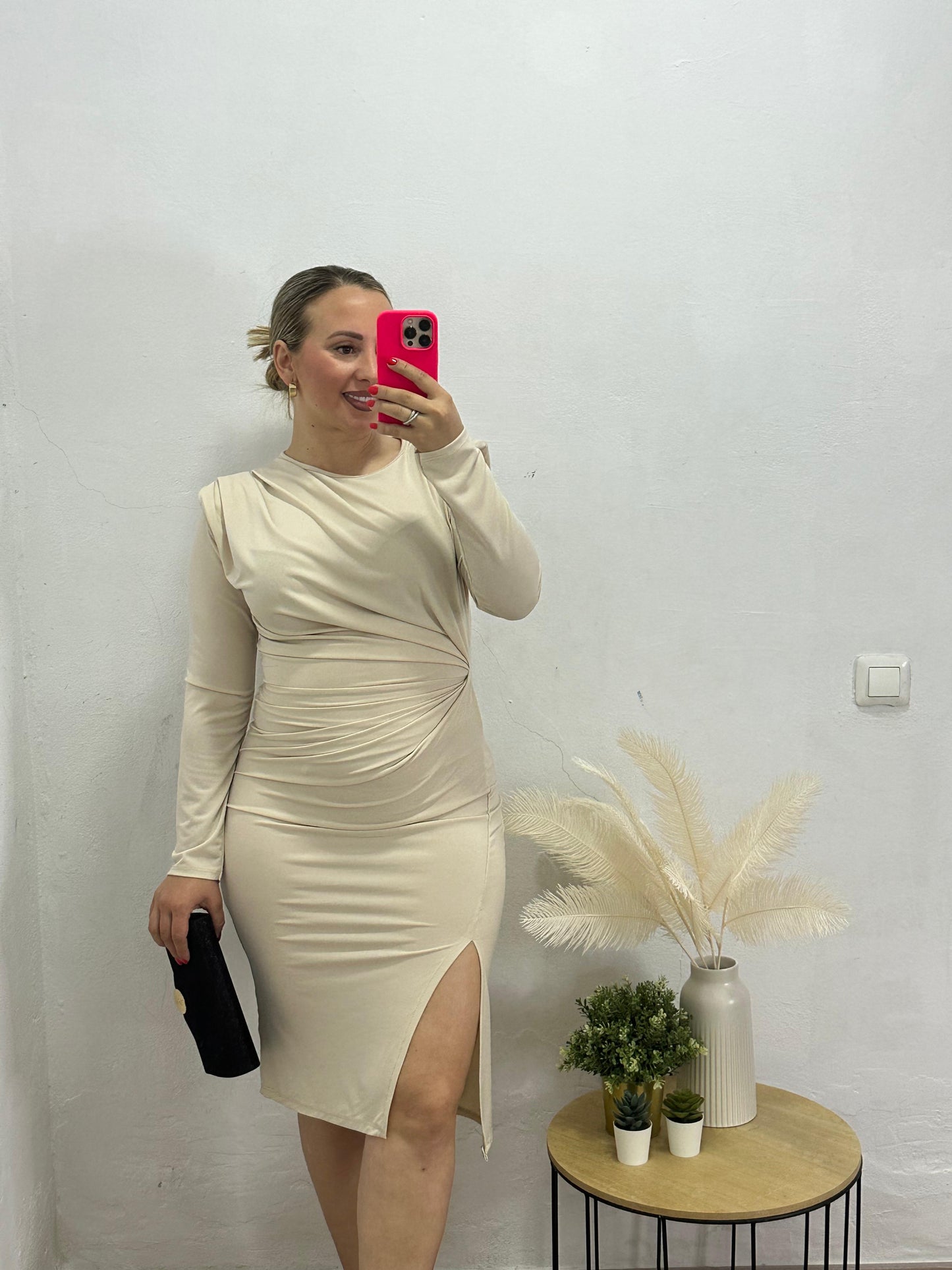 VESTIDO ARI BEIGE