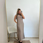 VESTIDO LIA TAUPE