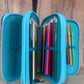 ESTUCHE COLORES STICH AZUL