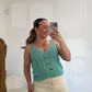 JERSEY CROCHET VERDE AGUA