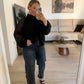BLUSA LAZO NEGRA