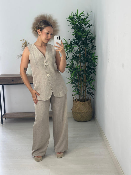 CONJUNTO GALA TAUPE
