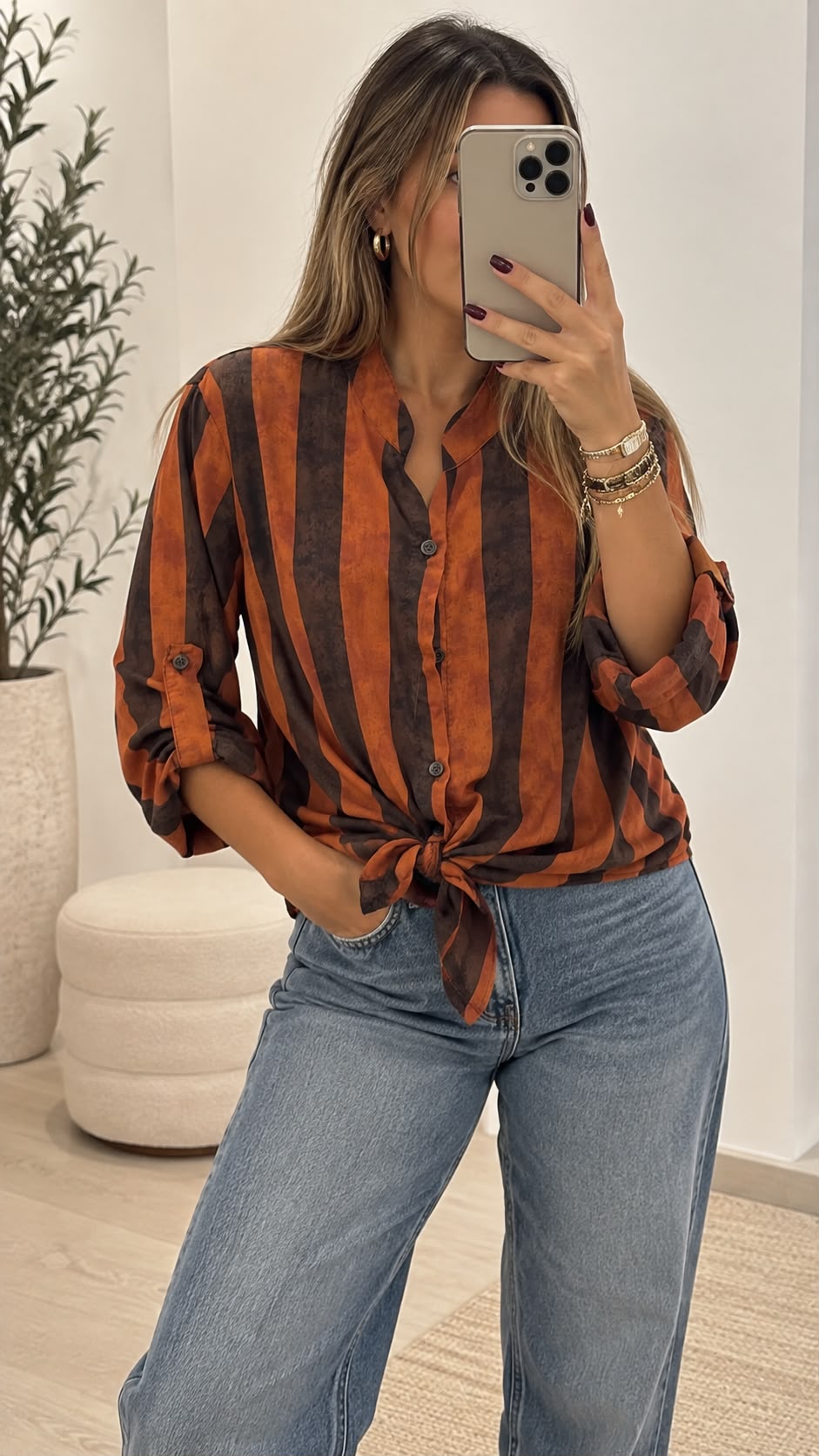 CAMISA RAYAS CALDERA