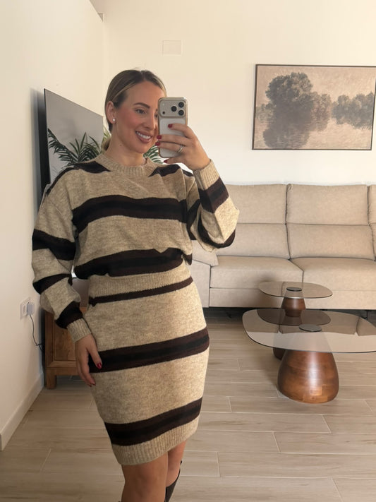 CONJUNTO PUNTO BEIGE