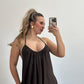 VESTIDO MARTINA MARRON CHOCOLATE