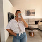 CAMISA PANA BLANCA