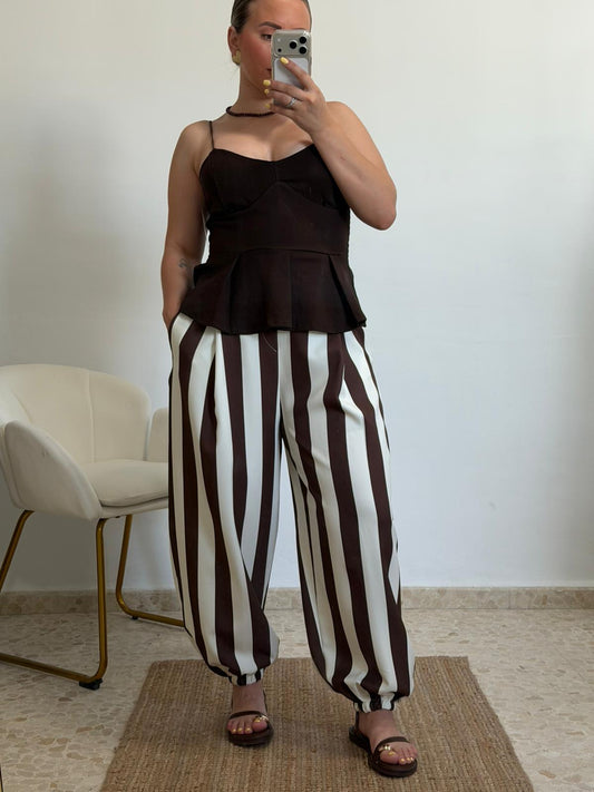PANTALON RAYAS BLANCO