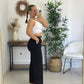 PANTALON PIJAMA LUNARES NEGRO