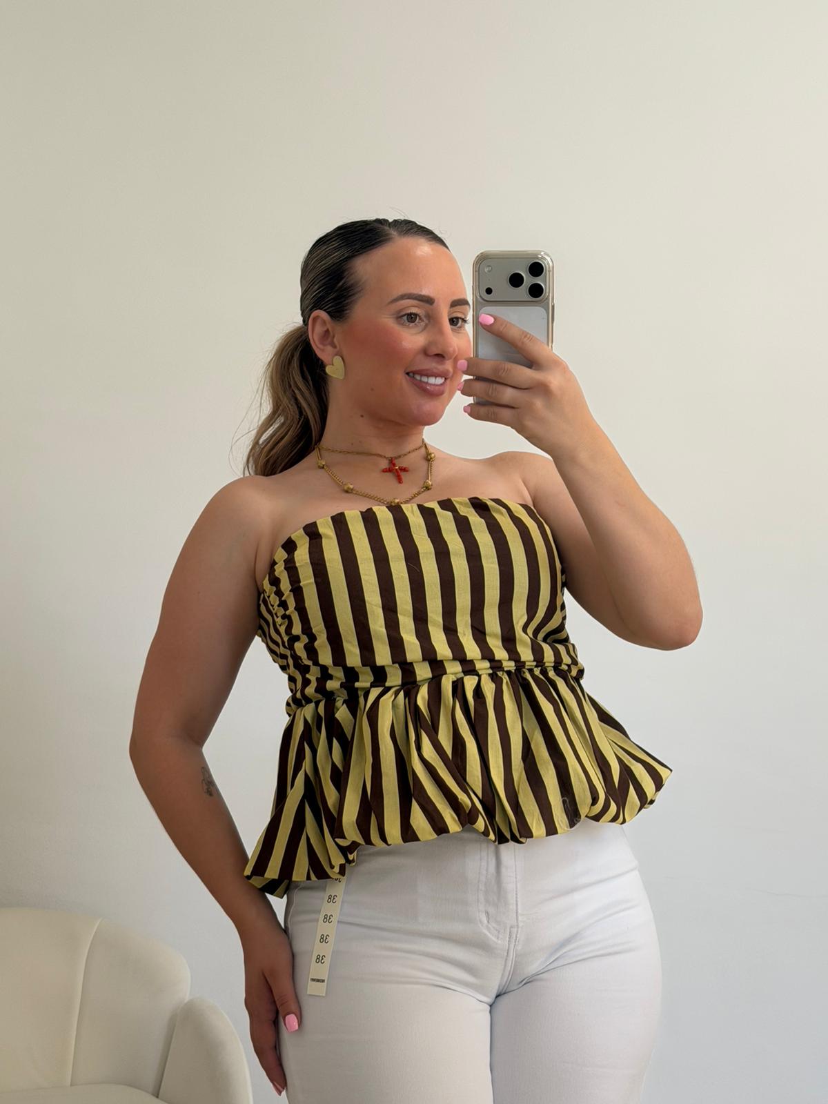 TOP RAYAS AMARILLO