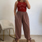 PANTALON GLOBO CUADROS