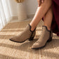 BOTAS TACHUELAS BEIGE