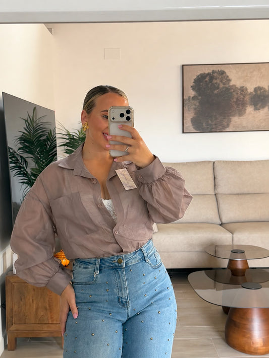 BLUSA ALMA TAUPE