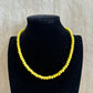 COLLAR ABALORIOS AMARILLO