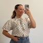 CAMISA LUNARES BEIGE