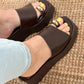 SANDALIAS DEDO MARRON