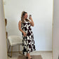 VESTIDO VACA MARRON