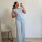 CONJUNTO VICHY CELESTE