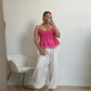 PANTALON AMERI GLOBO BLANCO