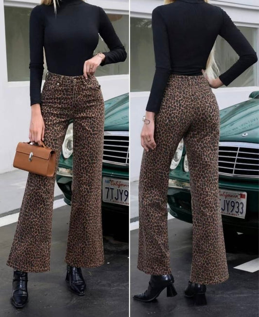 PANTALON VAQUERO ANIMAL PRINT