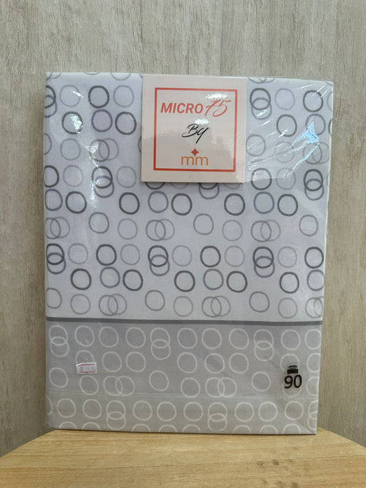 SABANAS CIRCULOS GRIS 90cm