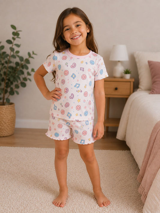 PIJAMA NIÑA ROSA