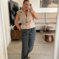 PANTALON CUADROS NEGRO