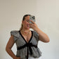 BLUSA CAYETANA MARRÓN