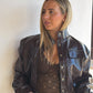 CHAQUETA SERPIENTE MARRON