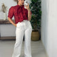 CAMISA AMOR BURDEOS