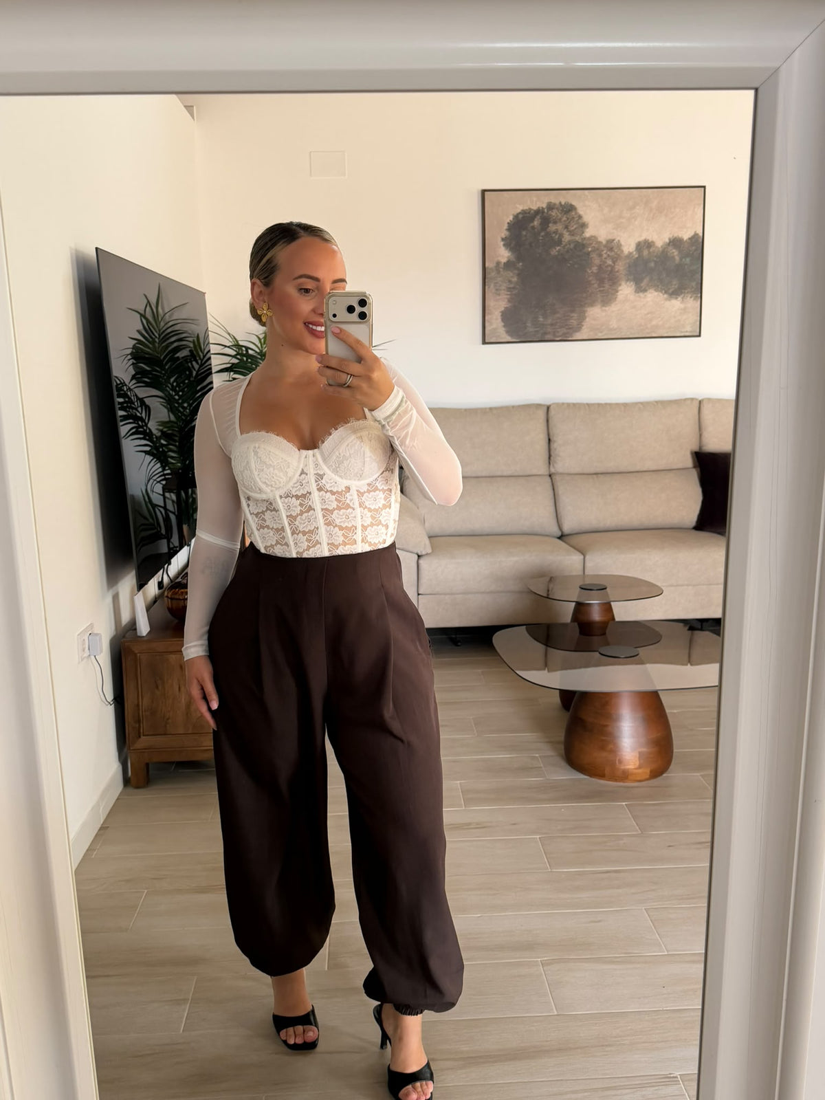 PANTALON PINZA CHOCOLATE