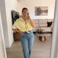 CAMISA PANA AMARILLA