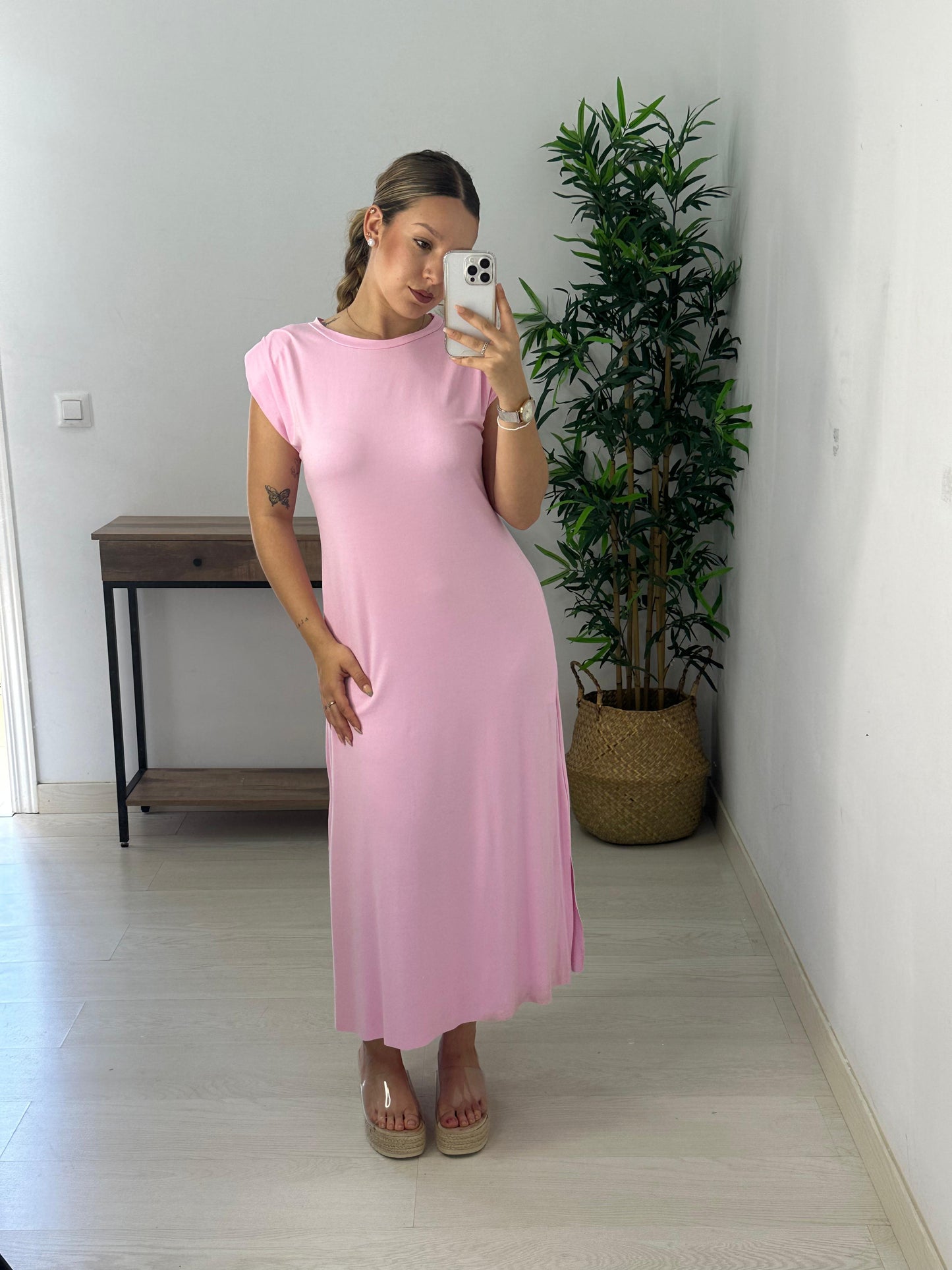 VESTIDO TOÑI ROSA