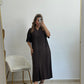 VESTIDO CAMISERO MARRON CHOCOLATE