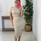 VESTIDO ALMUDENA BEIGE